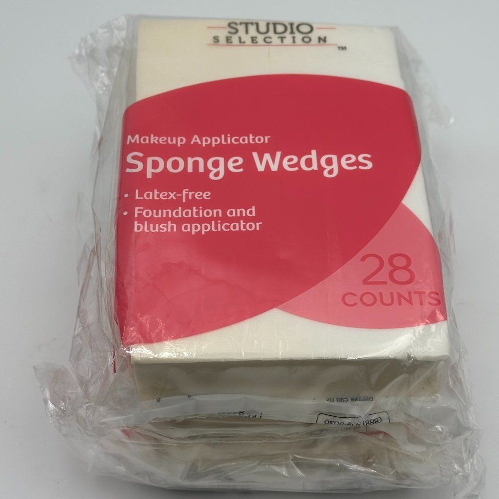 Brand New Sealed Studio Selection Makeup Applicator Sponge Wedges latex free